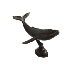 Bronze Whale Statue